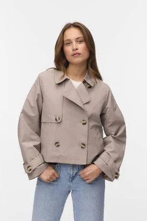 VERO MODA Trenchcoat taupe