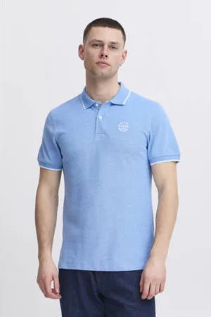 Blend Slim fit polo BHNATE met logo