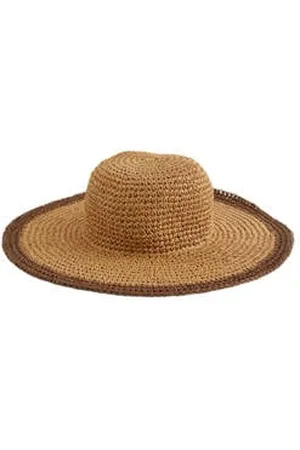 WE Fashion Zonnehoed naturel