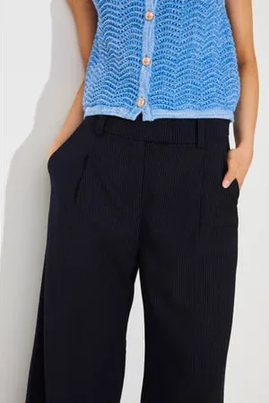 Suncoo Wide leg regular waist pantalon