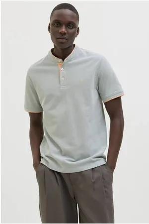 JACK & JONES ESSENTIALS slim polo lichtgroen