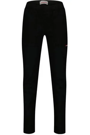 Vingino Straight casual broek zwart