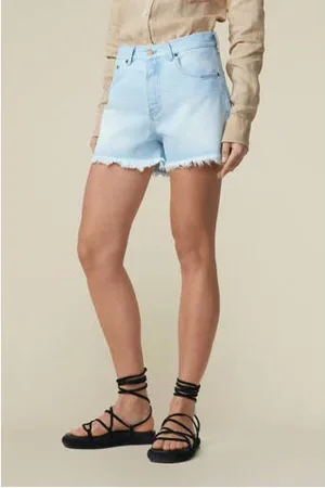 Lois Straight high waist denim short