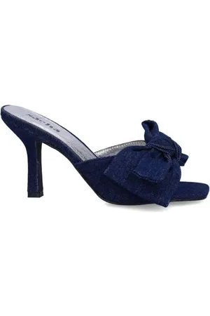 Sacha Denim muiltjes donkerblauw