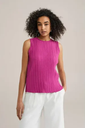 WE Fashion Blousetop fuchsia
