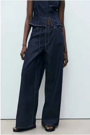 MANGO Wide leg jeans