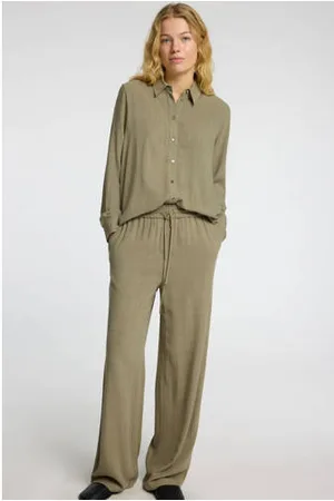 SELECTED Straight high waist casual broek