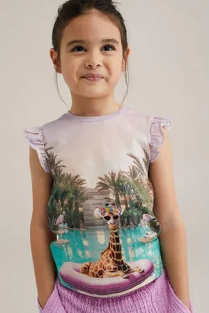 WE Fashion Mouwloze top multi