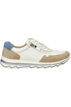 ARA Orlando comfort leren sneakers wit/beige