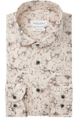 Profuomo Linnen casual overhemd