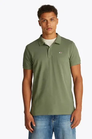 Tommy Hilfiger Slim polo groen
