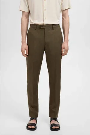 MANGO Slim pantalon kaki