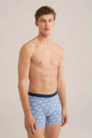 WE Fashion Boxershort grijsblauw