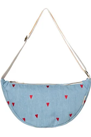 Studio Noos Denim crossbody tas Denim hearts