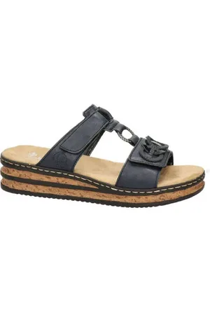 Rieker Slippers donkerblauw