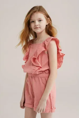 WE Fashion Playsuit roze