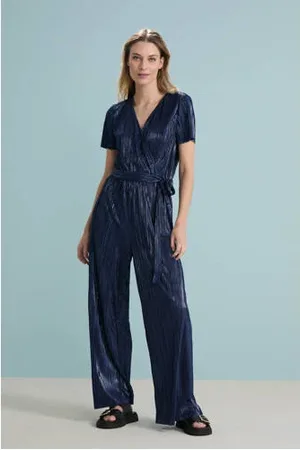 VERO MODA Wide leg jumpsuit met lurex