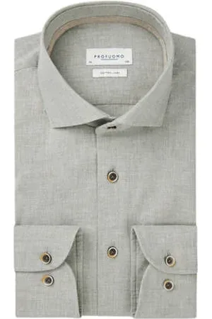 Profuomo Linnen casual overhemd