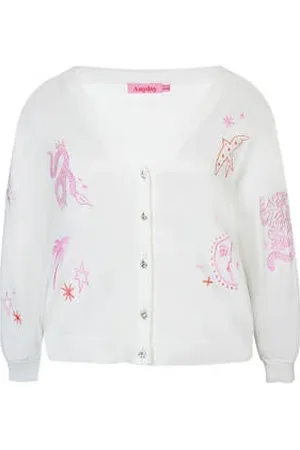ANYDAY Vest wit fijn gebreid