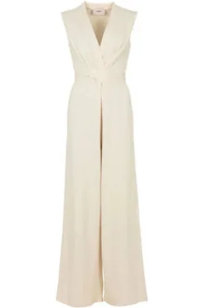 FREEBIRD Aansluitend jumpsuit crème