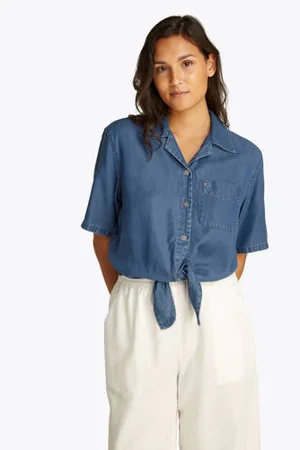 Tommy Hilfiger Blouse medium blue denim