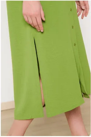 LolaLiza Blousejurk groen