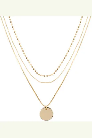 Club Manhattan Ketting Layered Coin