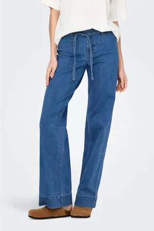 ONLY High waist wide leg jeans