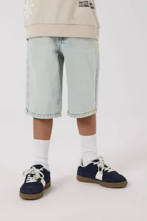 NAME IT KIDS loose denim short light blue denim