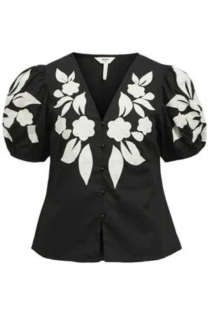 Object Blouse zwart
