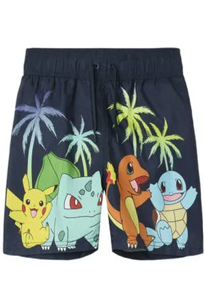 NAME IT KIDS Pokemon zwemshort donkerblauw