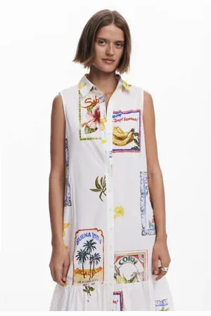 Desigual Blousejurk wit