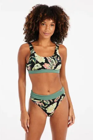 Protest Voorgevormde crop bikini PRTBEAM zwart