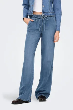 ONLY High waist wide leg jeans