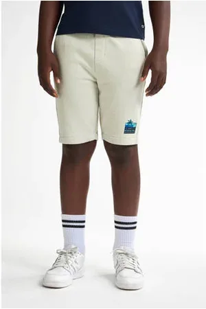Petrol Industries Sweatshort lichtgroen