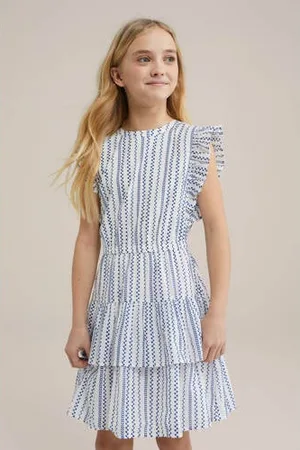 WE Fashion Korte jurk wit