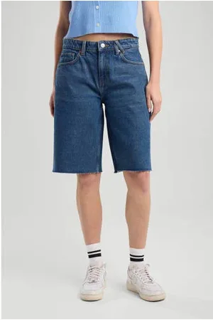 America today Korte jeans donker blauw