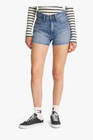 Tommy Hilfiger Straight high waist denim short