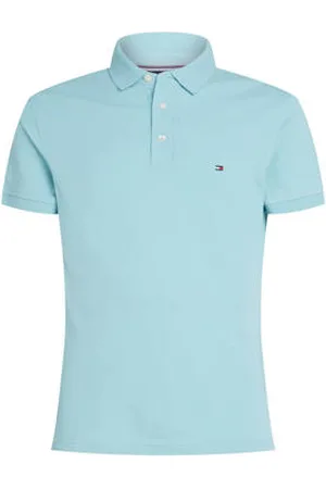 Tommy Hilfiger Slim fit polo 1985 lichtblauw
