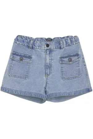 Indian Blue Jeans Straight denim short light blue denim