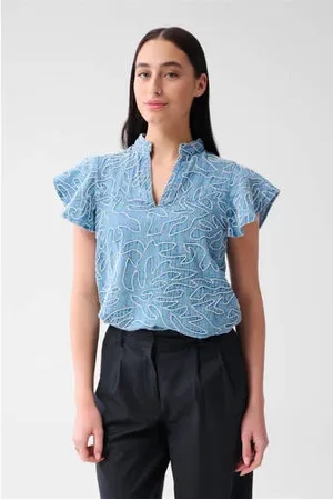 SHOEBY Top light blue denim