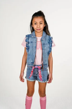 B.Nosy Gilet light blue denim