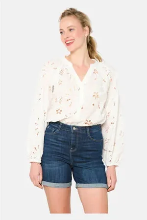 LolaLiza Straight regular waist denim short denim