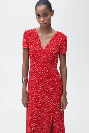 MANGO Zomerjurk rood