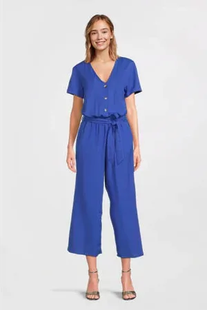 Anytime Linnen jumpsuit