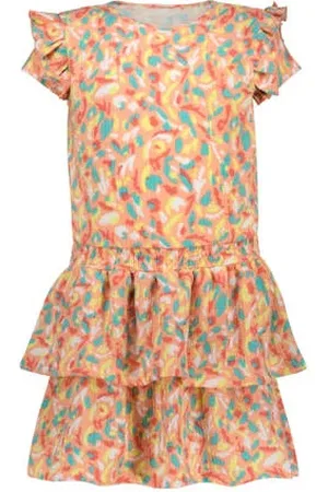 B.Nosy Midi jurk oranje