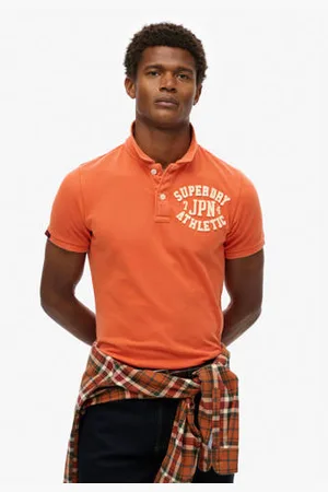 Superdry Regular polo oranje