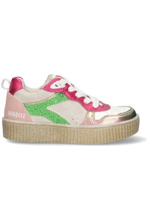 Braqeez Peggy Paris leren sneakers