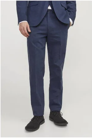 JACK & JONES PREMIUM slim pantalon donkerblauw