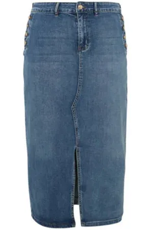 Paprika Spijkerrok medium blue denim